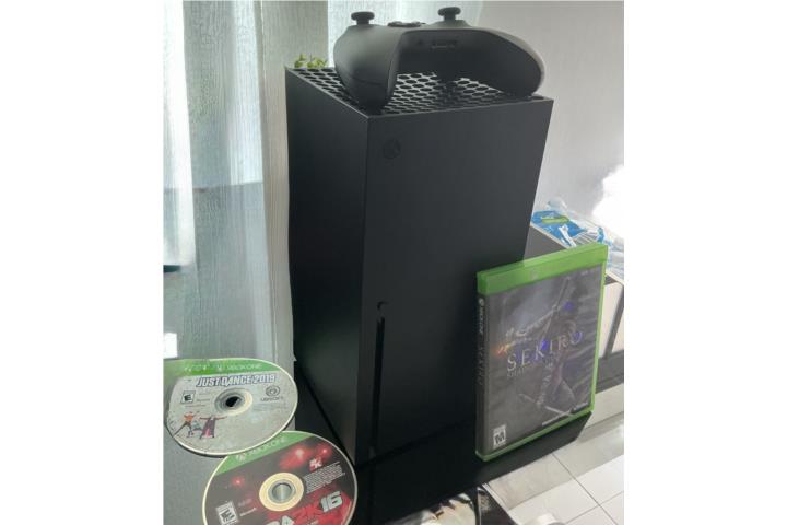 Xbox serie x con games en su caja, Puerto Rico