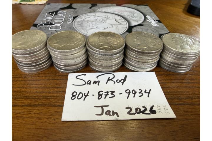 Monedas Morgan y Peace Dollars, Puerto Rico