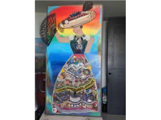 Luxury Art With Texture, Color & Sparkle, Puerto Rico