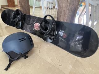 Snowboard, Bindings, Botas, Casco- TODO NUEVO, Puerto Rico