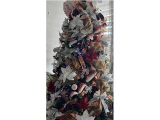 �rbol Navidad 7.5 /decoraciones, Puerto Rico