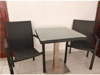 Juego de mesa y sillas, Puerto Rico