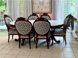 Juego de comedor victoriano, Puerto Rico