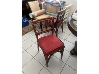 4 sillas de rattan