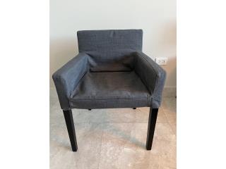 Silla Ikea color gris modelo Nils Como Nueva 