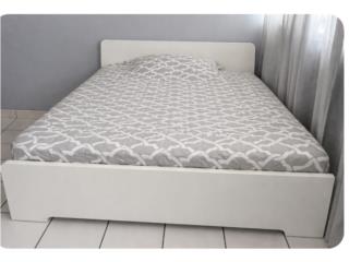 CAMA QUEEN Y CHEST COLOR BLANCO, Puerto Rico