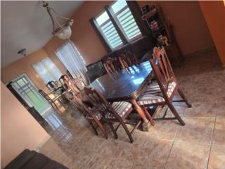 Juego de comedor en caoba, Puerto Rico