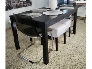 Mesa de comedor para 6 (4 bancas & 2 sillas), Puerto Rico