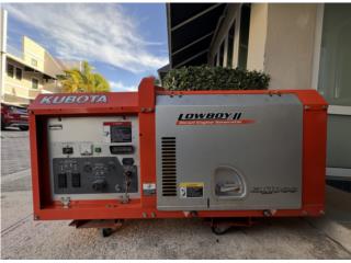 Planta Di�sel Kubota 11 kW con solo 637 horas, Puerto Rico