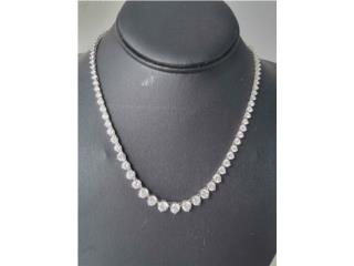 Hermoso collar gargantilla plata 925 y zircon