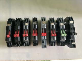 Venta de breakers para panel el�ctrico, Puerto Rico