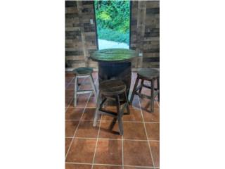 Juego de comedor de barril, Puerto Rico