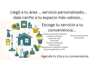 Servicios de Limpieza en el hogar u oficina