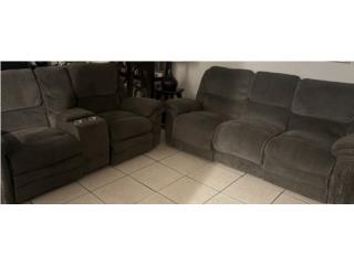 Reclinables sofa love set, Puerto Rico
