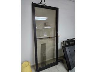 Puertas comercial de cristal con marcos, Puerto Rico