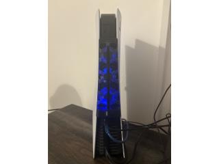Ps5 con stand y back fan , Puerto Rico