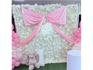 Pared de Flores Artificiales 8�x 8� aprox, Puerto Rico