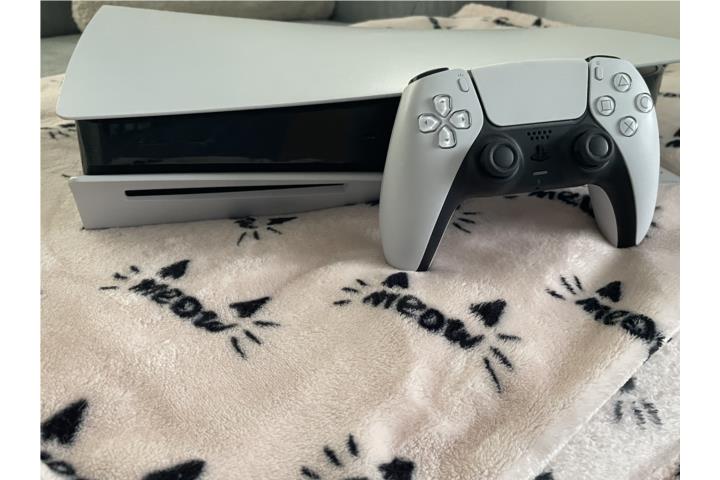 Ps5 de disco. Con juegos, 450 OMO, Puerto Rico