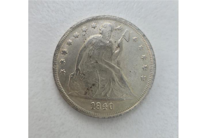 Moneda dolar 1840, Puerto Rico