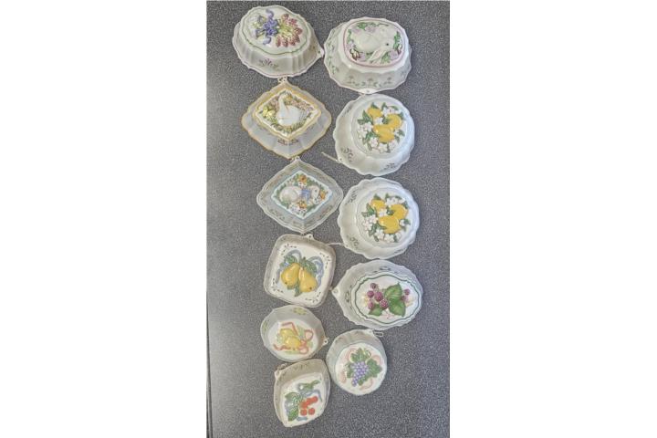 Set de 6 Moldes Decorativos de Ceramica, Puerto Rico