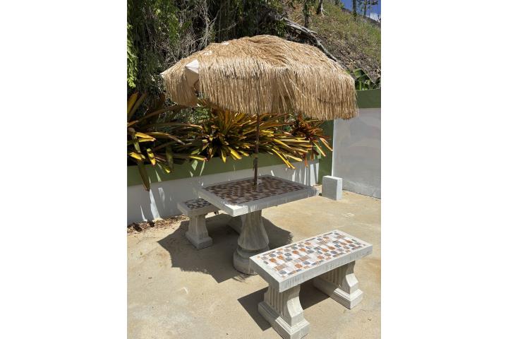 Set de patio ornamental, Puerto Rico