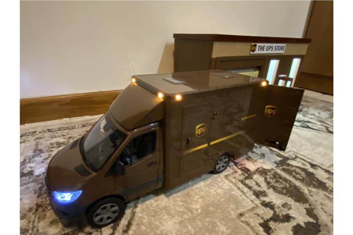 1/16 scale UPS store diorama, Bruder, Tamiya, Puerto Rico