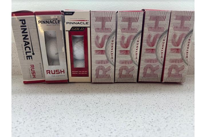 Golf Balls New 21 Pinnacle 7 cajas de 3 bolas, Puerto Rico