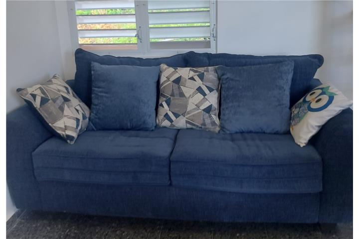 SOFA CAMA TWIN COLOR AZUL , Puerto Rico