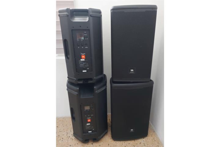 Equipo de música bocinas JBL EON 715 y 712, Puerto Rico