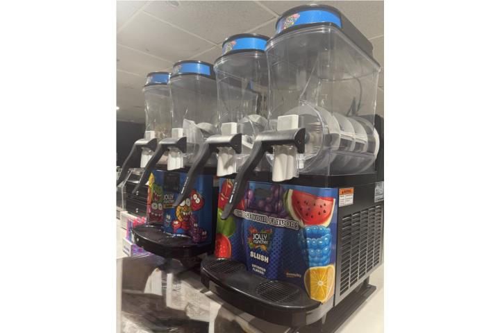 Máquina de Icee slushy, inventory de barra, Puerto Rico