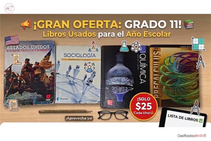 Libros Grado 11, Puerto Rico