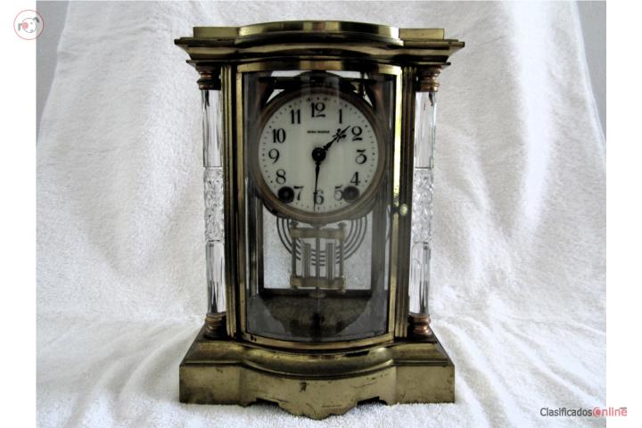 Antique Seth Thomas Crystal Regulator Clock, Puerto Rico