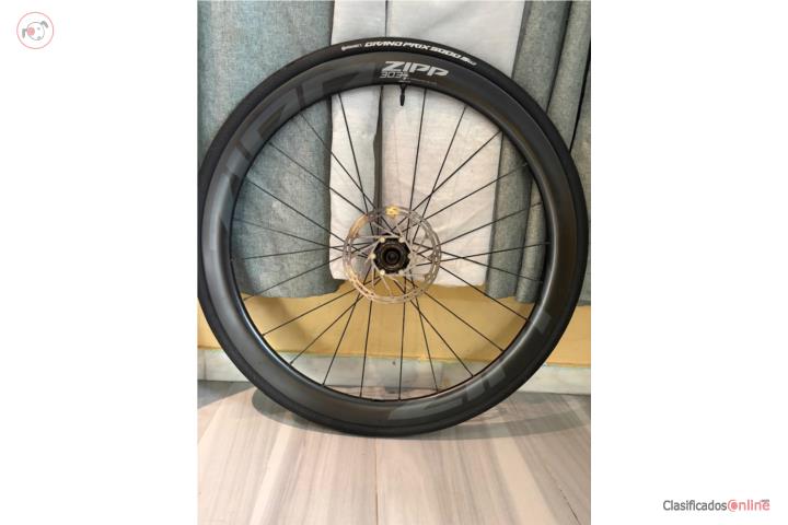 Aro tracero Zipp 303 tubles con goma y disco, Puerto Rico