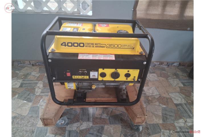 PLANTA ELECTRICA CHAMPION 4000W, Puerto Rico