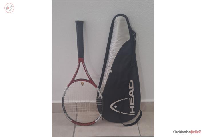Raqueta de tenis y bulto, Puerto Rico