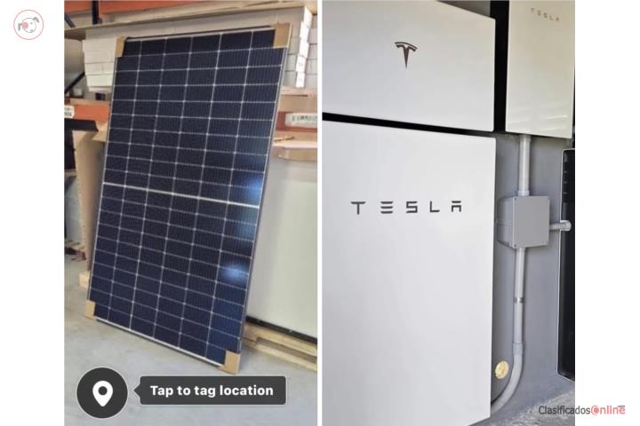 GANGA Sistema Completo 13 Placas 445W/1 Tesla, Puerto Rico