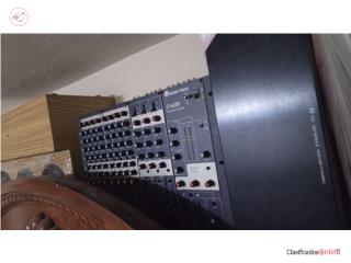 Amplificador Toa, mixer y bocinas 