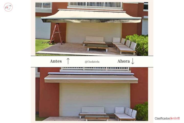 Cortina retractable (solo tela), Puerto Rico