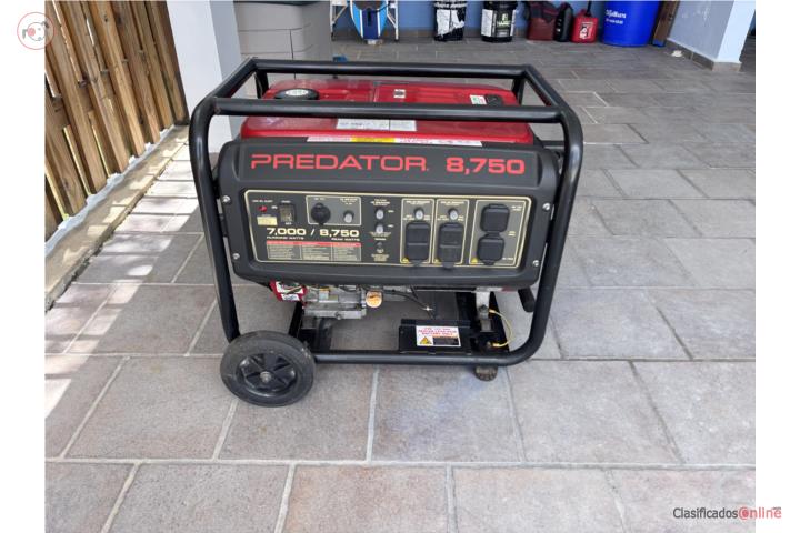 Generador eléctrico de gasolina 8,750 watts, Puerto Rico