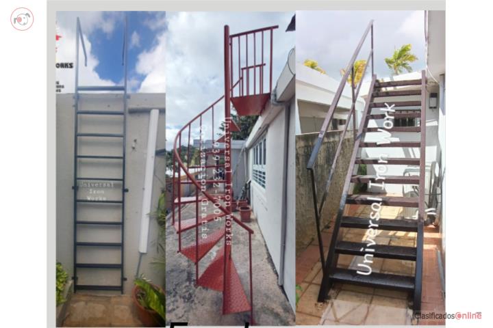 Escaleras Espiral, Recta y de Escape, Puerto Rico