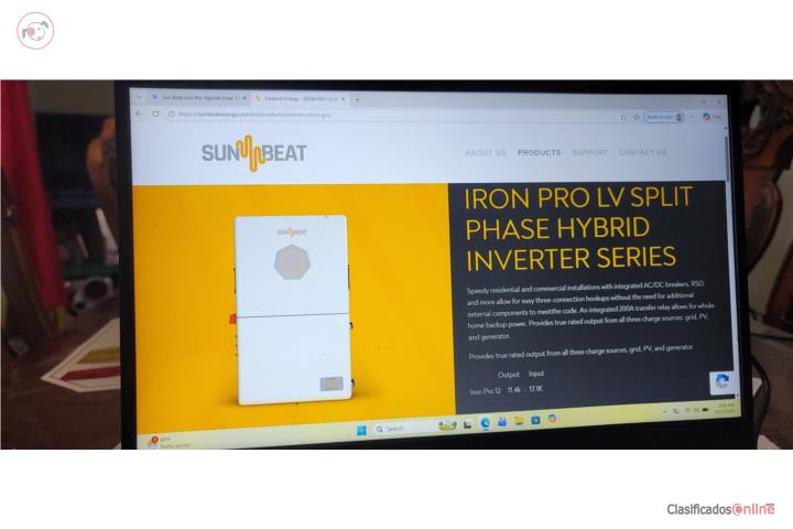 Inversor Sun Beat Iron Pro 12K, Puerto Rico