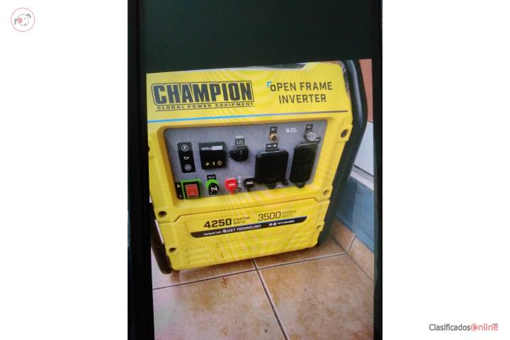 Generados inverter champiom 4250 en 525 dolar, Puerto Rico