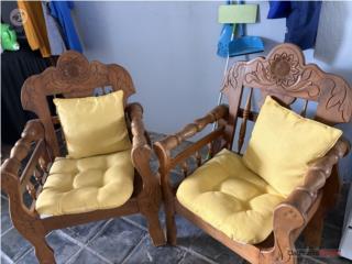 2 sillas rústicas,Costa Rica