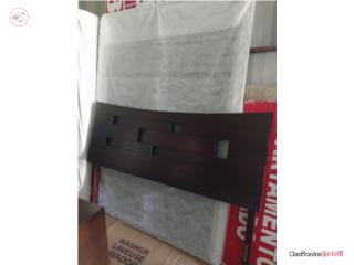 SE VENDE CAMA QUEEN CON SUS MATRES 