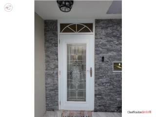 Puerta de aluminio y screen de rejas, Puerto Rico