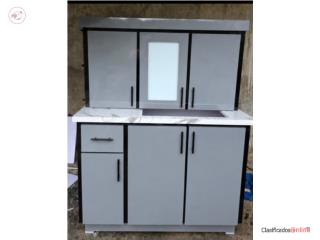  OFERTA ESPECIAL Set Gabinete 4 Pies en PVC , Puerto Rico
