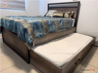 Cama Full con cama twin extendida , Puerto Rico