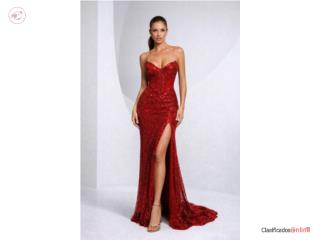 Traje largo rojo / formal / NUEVO!!!