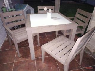 Juego de comedor para terraza, Puerto Rico