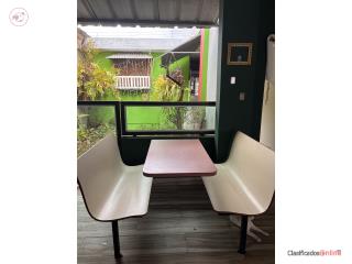 Mesas para negocios tipo booth/diner